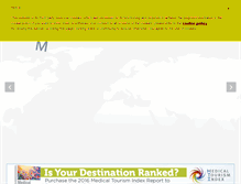 Tablet Screenshot of medicaltourismindex.com